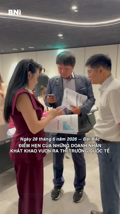 2026 年 6 月 28 日 BNI 台越企業人士於台北交流的影片截圖